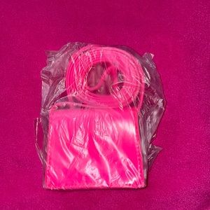 Tiny pink crossbody shoulder bag